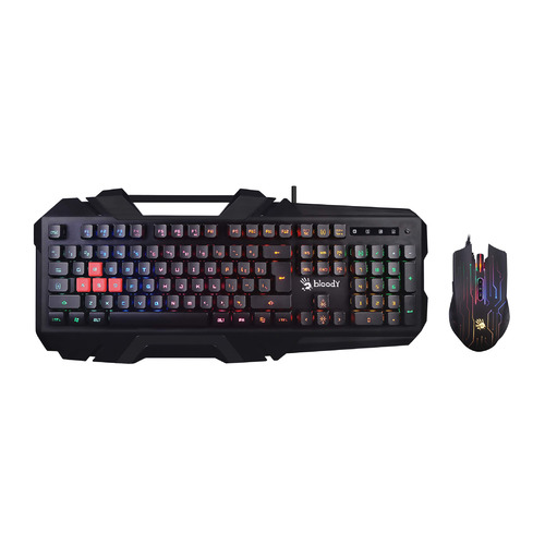 

Комплект (клавиатура+мышь) A4TECH Bloody B2500, USB, проводной, черный [b2500 ( b150n+ n81 ) usb/black], B2500