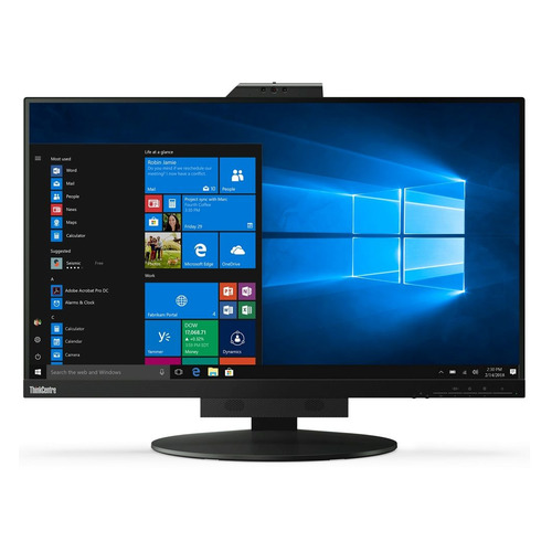 фото Монитор lenovo thinkvision tiny-in-one 27", черный [10yfrat1eu]