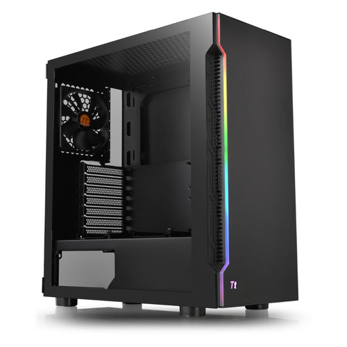 

Корпус ATX Thermaltake H200 TG RGB, Midi-Tower, без БП, черный [ca-1m3-00m1wn-00], H200 TG RGB