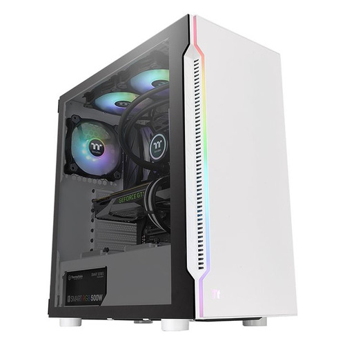 

Корпус ATX Thermaltake H200 TG Snow RGB, Midi-Tower, без БП, белый [ca-1m3-00m6wn-00], H200 TG Snow RGB