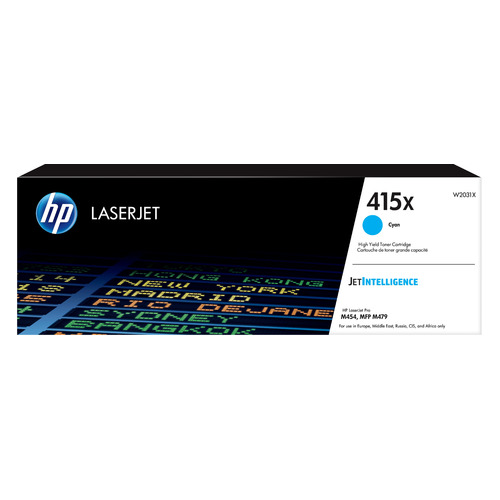 

Картридж HP 415X, голубой / W2031X, 415X