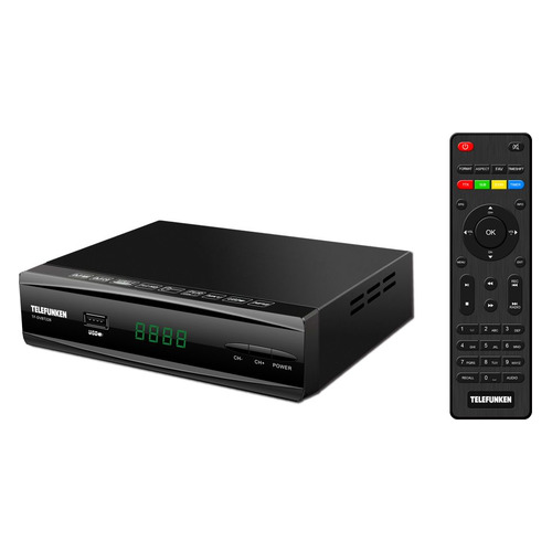 

Ресивер DVB-T2 TELEFUNKEN TF-DVBT228, черный [tf-dvbt228(черный)]
