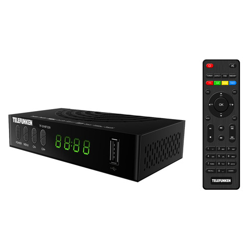 

Ресивер DVB-T2 TELEFUNKEN TF-DVBT229, черный [tf-dvbt229(черный)]