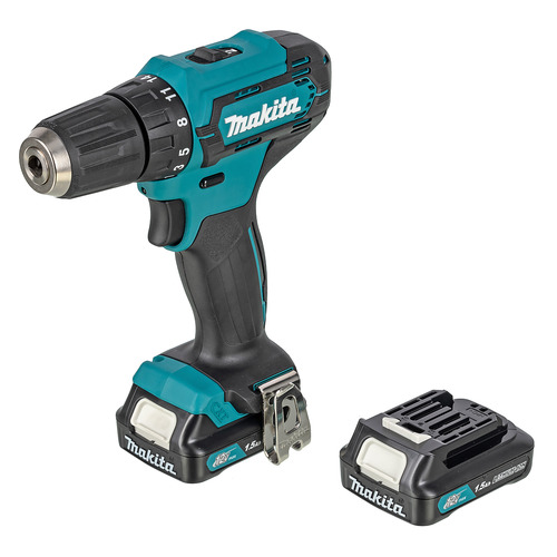 фото Дрель-шуруповерт makita df333dwye, 1.5ач, с двумя аккумуляторами