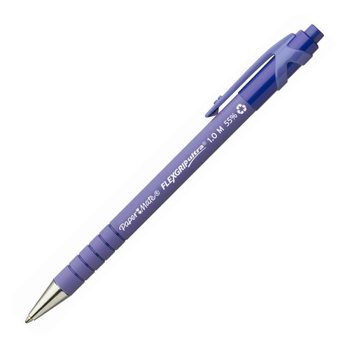 

Ручка шариков. Paper Mate Flex Grip (S0190433) фиолетовый d=1мм одноразовая ручка линия 0.8мм обрез. 12 шт./кор., Flex Grip