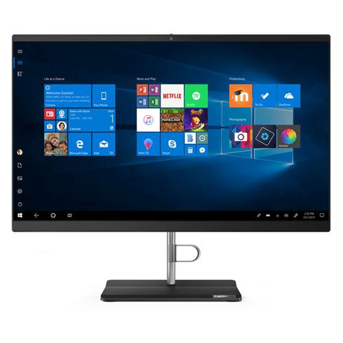 фото Моноблок lenovo v540-24iwl, 23.8", intel core i3 8145u, 4гб, 1000гб, intel uhd graphics 620, dvd-rw, windows 10 professional, черный [10ys002qru]