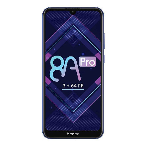 фото Смартфон honor 8a pro 64gb, синий