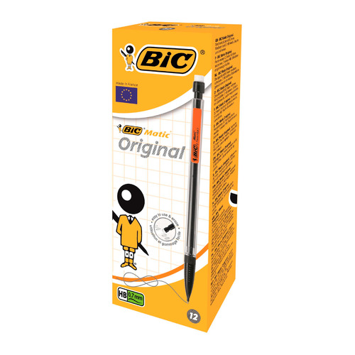 

Упаковка карандашей механических BIC Matic 820959, 0.7мм, черный 12 шт./кор., Matic