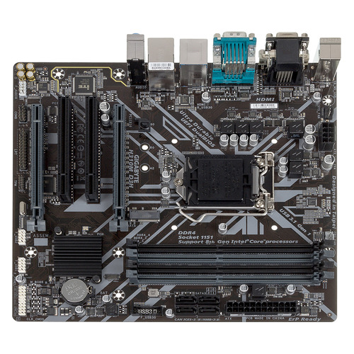 фото Материнская плата gigabyte h310m d3h, lga 1151v2, intel h310, matx, ret