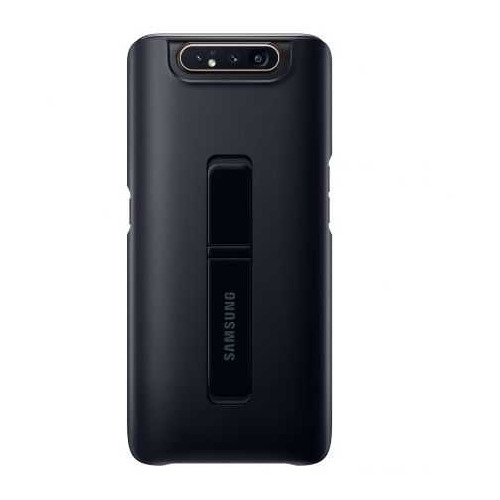 фото Чехол (клип-кейс) samsung standing cover, для samsung galaxy a80, черный [ef-pa805cbegru]