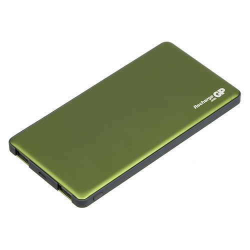 фото Внешний аккумулятор (power bank) gp portable powerbank mp05, 5000мaч, зеленый [mp05mag]