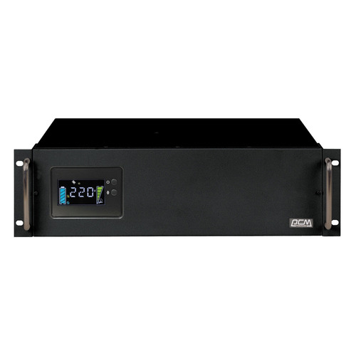 

ИБП PowerCom King Pro RM KIN-3000AP LCD, 3000ВA, Черный, KIN-3000AP LCD