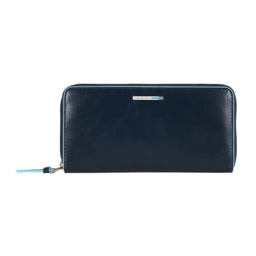 

Кошелек женский Piquadro Blue Square PD3229B2/BLU2 темно-синий натур.кожа