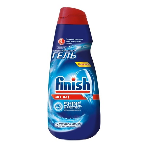 

Гель FINISH All in 1, для посудомоечных машин, 1000мл [3007344]