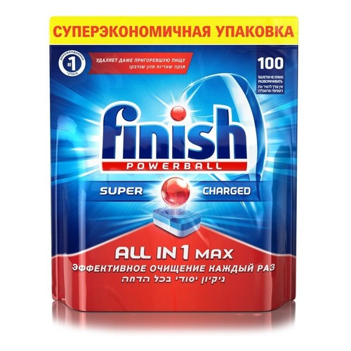 

Таблетки FINISH All in 1 Max, для посудомоечных машин, 100 [3019843]