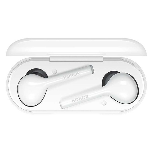 фото Наушники с микрофоном honor flypods lite am-h1c, bluetooth, вкладыши, белый [55031015]