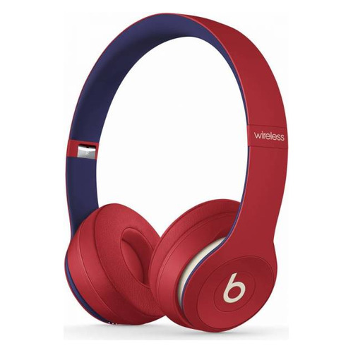 фото Наушники с микрофоном beats solo3 beats club collection mv8t2ee/a, 3.5 мм/bluetooth, накладные, красный