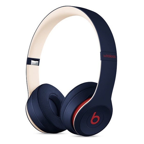 фото Наушники с микрофоном beats solo3 beats club collection mv8w2ee/a, 3.5 мм/bluetooth, накладные, темно-синий