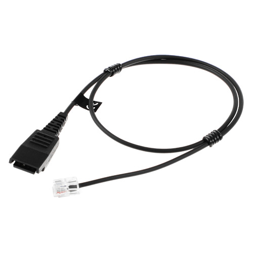 

Переходник аудио JABRA QD-RJ10 SC, QD - RJ10 , 0.5м, черный [8800-00-37]