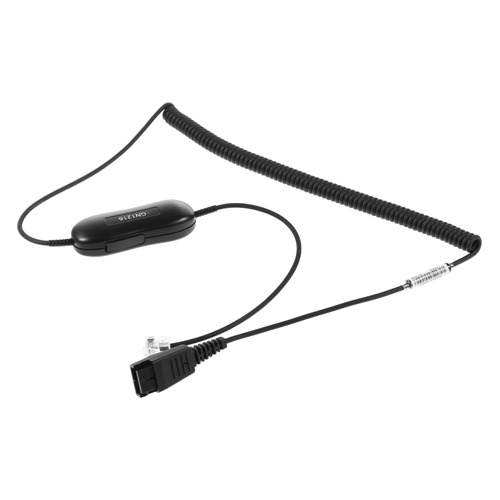 

Кабель-переходник аудио JABRA GN1216 SmartCord CC Avaya, QD - RJ10 , 0.8м, черный [88001-04]