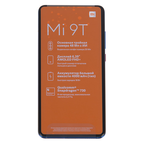 

Смартфон XIAOMI Mi 9t 64Gb, синий