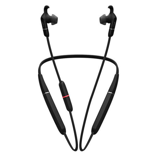 фото Наушники с микрофоном jabra evolve 65e, bluetooth, вкладыши, черный [6599-623-109]