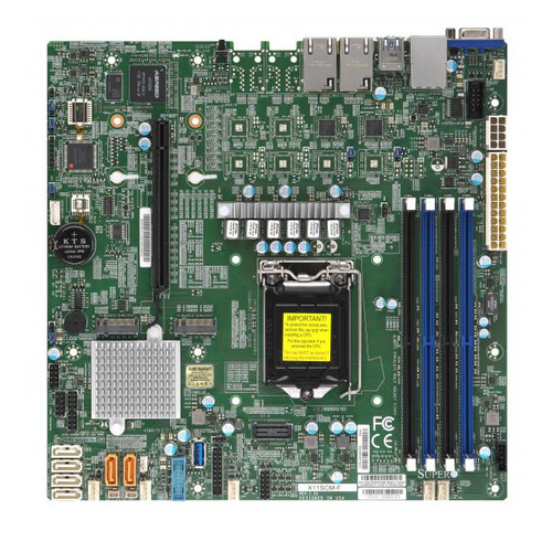 фото Серверная материнская плата supermicro mbd-x11scm-f-o, ret