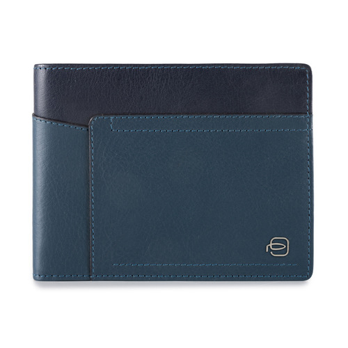 

Кошелек мужской Piquadro W82 PU1241W82R/BLU синий натур.кожа