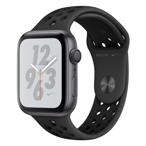 

Смарт-часы APPLE Watch Series 4 Nike+, 40мм, темно-серый / черный [mu6j2/a]