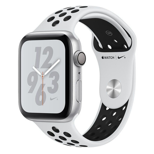 

Смарт-часы APPLE Watch Series 4 Nike+, 40мм, серебристый / платиновый [mu6h2/a]