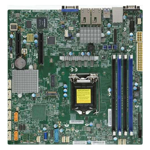 фото Серверная материнская плата supermicro mbd-x11ssh-tf-o, ret