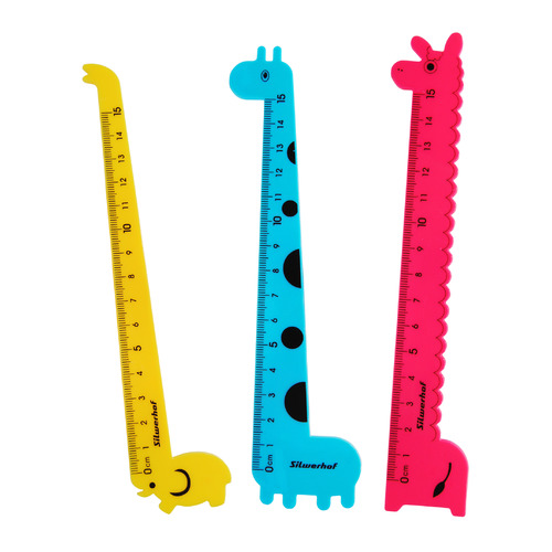 

Упаковка линеек Silwerhof Zoo, пластик, 15см [160188] 60 шт./кор., Zoo