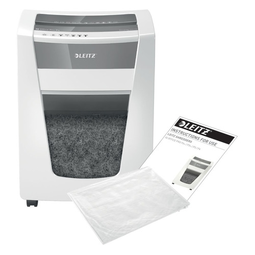 

Уничтожитель бумаг Leitz IQ Office Pro, P-4, 4х40 мм, 20 лист. одновременно, 30л [80060000], Office Pro