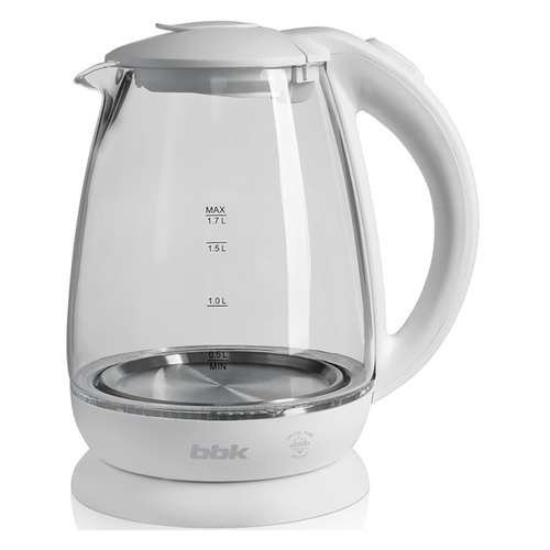 

Чайник электрический BBK EK1725G, 2200Вт, белый