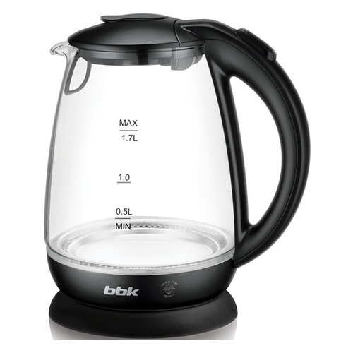 

Чайник электрический BBK EK1725G, 2200Вт, черный