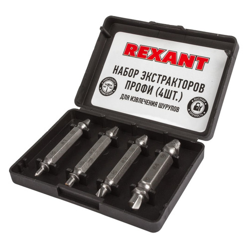 фото Набор экстракторов rexant 12-6703, 4 предмета