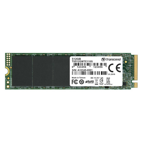 

SSD накопитель Transcend TS512GMTE110S 512ГБ, M.2 2280, PCI-E x4, NVMe, TS512GMTE110S