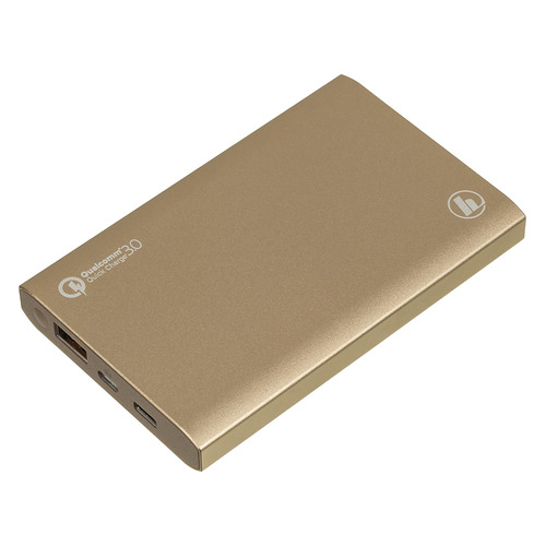 

Внешний аккумулятор (Power Bank) HAMA PA12, 12000мAч, золотистый [00183355]