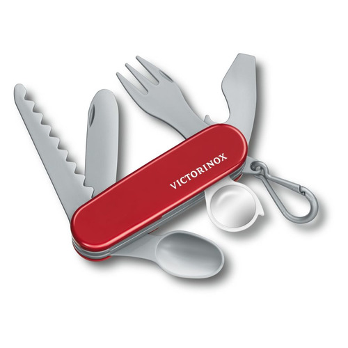 

Брелок Victorinox Pocket Knife Toy, пластик, длина 113мм, ширина 29мм, дополнительно: нож, красный/серый [9.6092.1], Pocket Knife Toy
