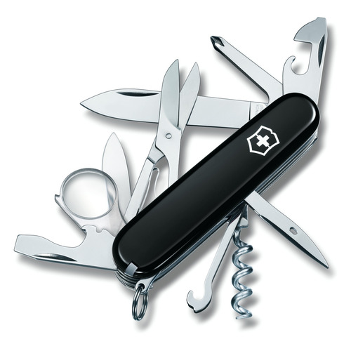 

Складной нож Victorinox Explorer, 16 функций, 91мм, черный, Explorer