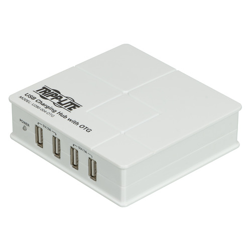 

Настольное зарядное устройство TRIPPLITE U280-004-OTG, 4xUSB, 2A, белый, U280-004-OTG