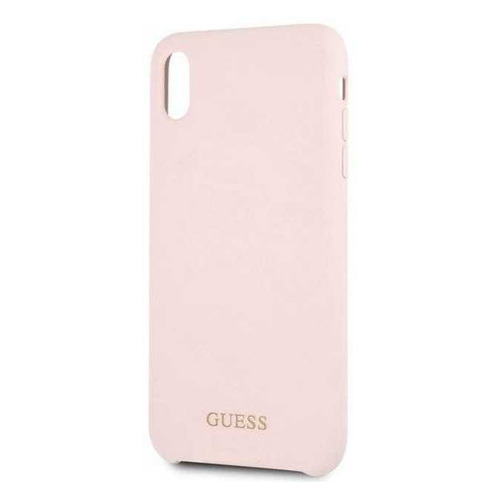 фото Чехол (клип-кейс) guess, для apple iphone xs max, розовый [guhci65lsgllp] noname