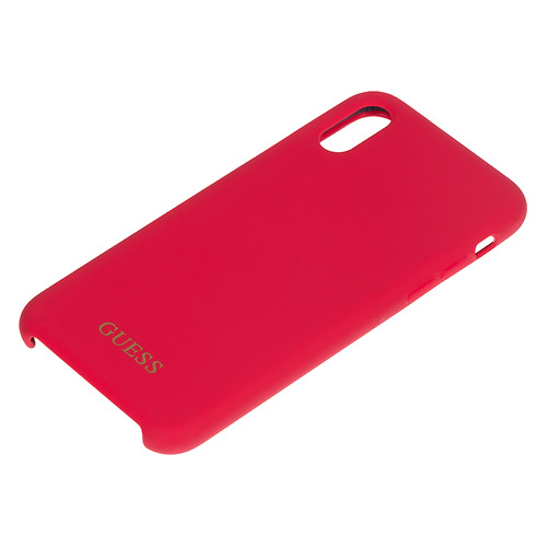 

Чехол (клип-кейс) Guess, для Apple iPhone X/XS, красный [guhcpxlsglre], Guess