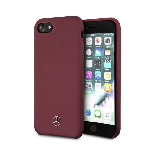 

Чехол (клип-кейс) Mercedes Silicone Line, для Apple iPhone 7/8/SE 2020, красный [mehci8silre]