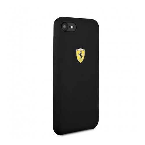 фото Чехол (клип-кейс) ferrari silicone, для apple iphone 7/8, черный [fessihci8bk] Noname