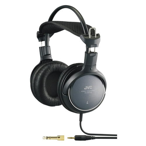 

Наушники JVC HA-RX700, 3.5 мм/6.3 мм, накладные, черный [ha-rx700-e]