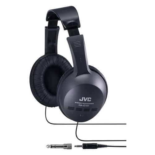 

Наушники JVC HA-G101, 3.5 мм, накладные, черный [ha-g101-ef]