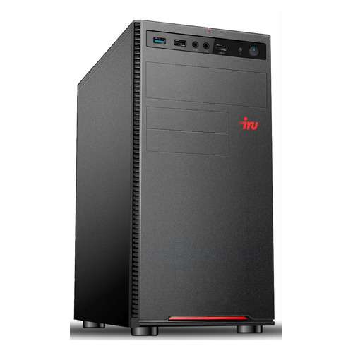 фото Компьютер iru home 313, intel core i3 9100f, ddr4 8гб, 1000гб, nvidia geforce gtx 1050ti - 4096 мб, windows 10 home, черный [1162575]