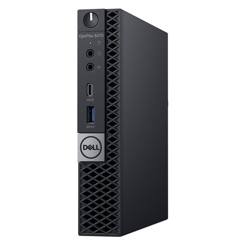 фото Компьютер dell optiplex 5070, intel core i7 9700t, ddr4 8гб, 256гб(ssd), intel uhd graphics 630, windows 10 professional, черный [5070-4845]