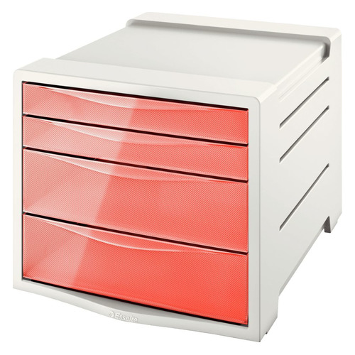 

Бокс для документов ESSELTE Colour'Ice 4 выдвижных ящика, 245x365x285, полистирол, абрикосовый [626283]